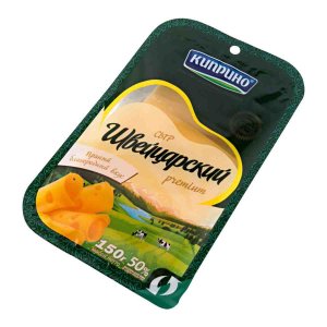 Сыр Киприно Швейцарский слайсы 50% пл/уп 125г