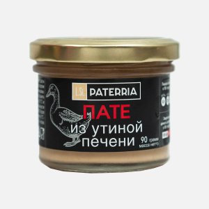Пате Патеррия из утиной печени с портвейном ст/б 90г