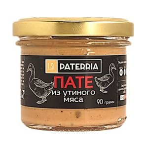 Пате Патеррия из утиного мяса с тремя видами перцев ст/б 90г