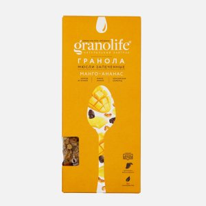 Гранола Гранолайф Манго и ананас к/к 200г