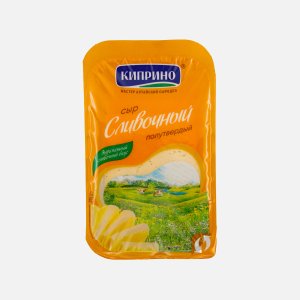 Сыр Киприно Сливочный слайсы 50% пл/уп 125г