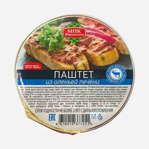 Паштет МПК Норильский из оленьей печени 100г