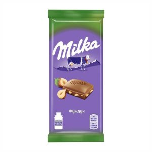 Шоколад Милка молочный с фундук 85г