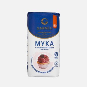 Мука Гарнец с разрыхлителем без глютена 600г