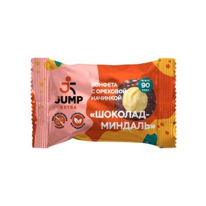 Конфета ДжампЭкстра Шоколад/Миндаль без сахара пл/уп 30г