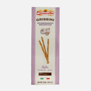 Хлебные палочки Панеалба Грицини с чесноком к/к 125г