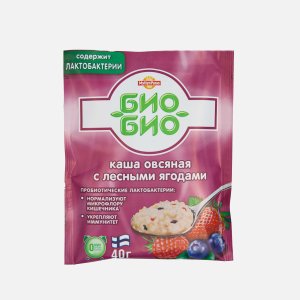 Каша Мюллюн Парас Био-Био овсяная с лесными ягодами пл/уп 40г