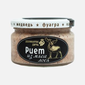 Риет Деликатес Дичь из мяса лося с лимоном ст/б 200г