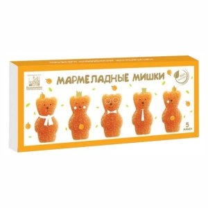Мармелад Коломчаночка Мармеладные мишки абрикосовый 155г