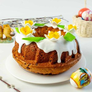 Кекс Праздничный с рикоттой и шоколадом вес