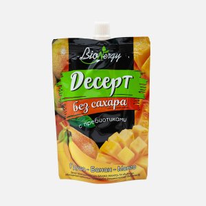 Десерт БиоНерджи Фруктовый микс без сахара дой/пак 140г