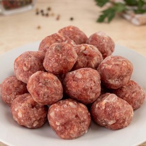 Фрикадельки мясные из говядины и свинины замороженные 300г