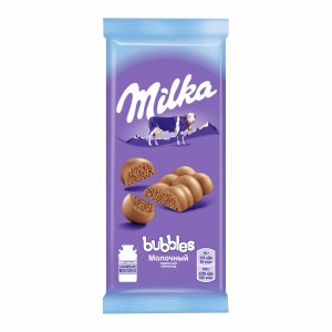 Шоколад Милка Баблс молочный пористый 76г