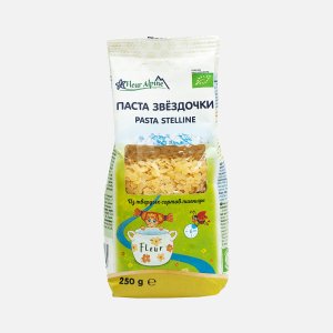 Макаронные изделия Флер Альпин Органик Паста Звездочки Стеллини 250г