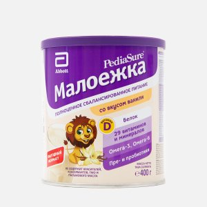 Продукт ПедиаШур Малоежка со вкусом ванили от 1года 400г