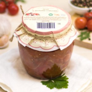 Лечо с белыми грибами ст/б 570г