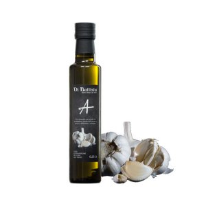Масло Ди Баттиста оливковое с чесноком ст/б 250мл