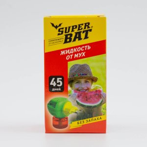 Жидкость СуперБат от мух для фумиг б/зап 45дн 30мл