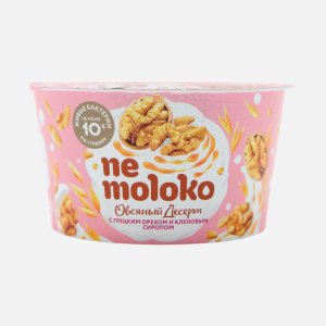 Десерт Немолоко овсяный с грецким орехом и кленовым сиропом 130г