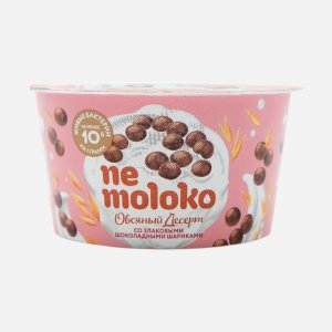 Десерт Немолоко овсяный злаковые шоколадные шарики пл/ст 130г