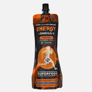 Напиток 28 Сидс Энерджи Чиа Омега-3 Тропик б/глютена 250мл