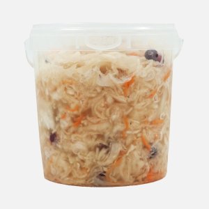 Капуста квашеная с клюквой п/в 900г