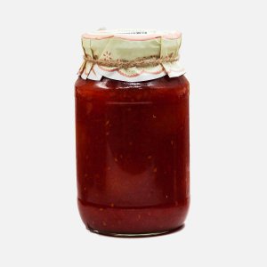 Томаты неочищенные в томатной заливке с чесноком ст/б 0,95л