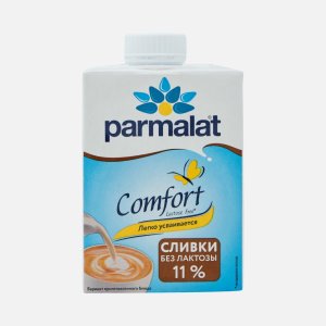 Сливки Пармалат Комфорт питьевые безлактозные ультрапаст 11% 500г
