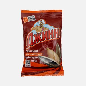 Семечки Джинн Солнечный великан качественной обжарки пл/уп 100г