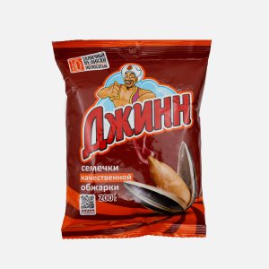 Семечки Джинн Солнечный великан качественной обжарки пл/уп 200г