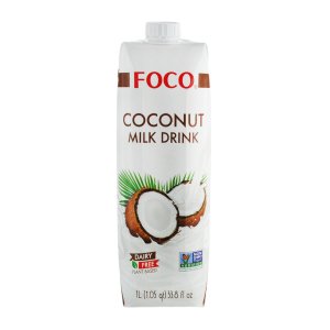 Напиток кокосовый Фоко молочный Органик без сахара т/п 1л