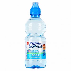 Вода Агуша питьевая для детей пл/бут 0,33л