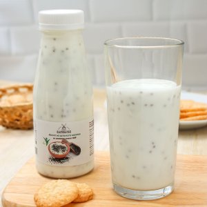 Йогурт из цельного молока натуральный со злаками чиа 250мл
