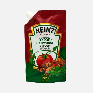 Кетчуп Хайнц Укроп-Петрушка для шашлыка дой/пак 320г