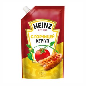 Кетчуп Хайнц с горчицей дой/пак 320г