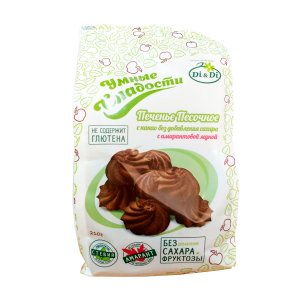 Печенье Умные сладости песочное с какао/амарант мукой б/глютена 210г
