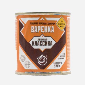 Продукт молоч Любимая классика Варенка сгущ с сахаром 4% 370г