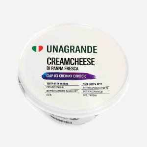 Сыр Унагранде Кремчиз сливочный мягкий 70% пл/ст 200г