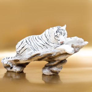 Фигурка Лефард Белый Тигр 35*11см h17,5см полистоун 252-880