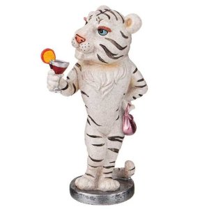 Фигурка Лефард Тигруля 8*7,5*15,5см фарфор 146-1698