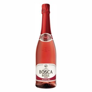 Напиток Боска Розе Безалкогольный розовый п/сладкий сильногазированный б/алк 0.5% ст/б 0,75л
