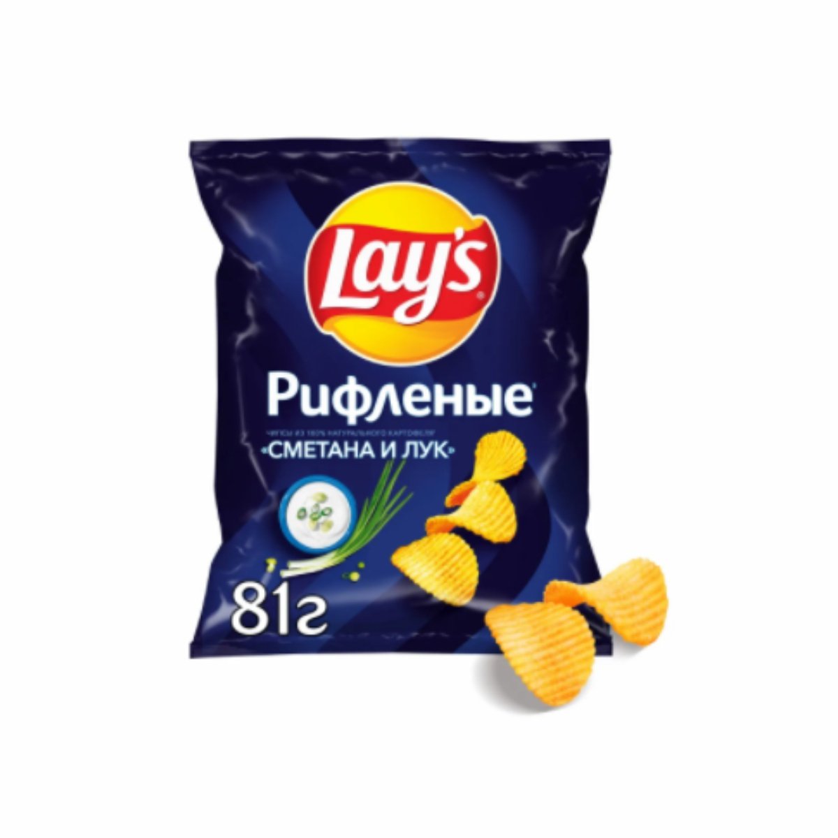 Чипсы Лейс Рифленые Сметана И Лук Фото