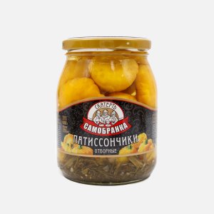 Патиссончики Скатерть-Самобранка Отборные маринованные ст/б 680г