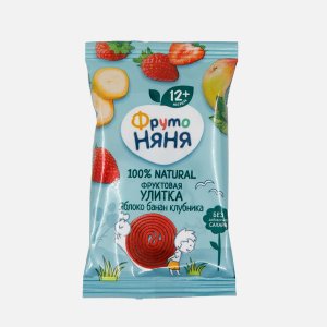 Фруктовые кусочки ФрутоНяня из яблок/банан/клуб с 12мес 15г