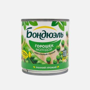 Горошек Бондюэль Молодой зеленый ж/б 212мл