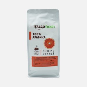 Кофе Италко Фреш Сицилийский апельсин в зернах 375г