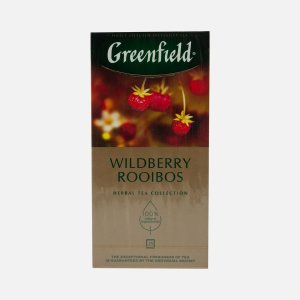 Напиток чайный Гринфилд Вайлдберри Ройбош 25пак*1,5г к/к 37,5г