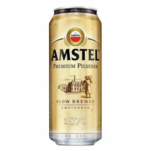 Пиво Амстел Премиум Пилснер светлое пастеризованное 4.8% ж/б 0,43л