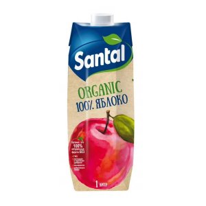 Сок Сантал Органик Яблочный 1л
