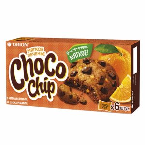 Печенье Орион Чокочип с темн шоколадом и апельсином 120г